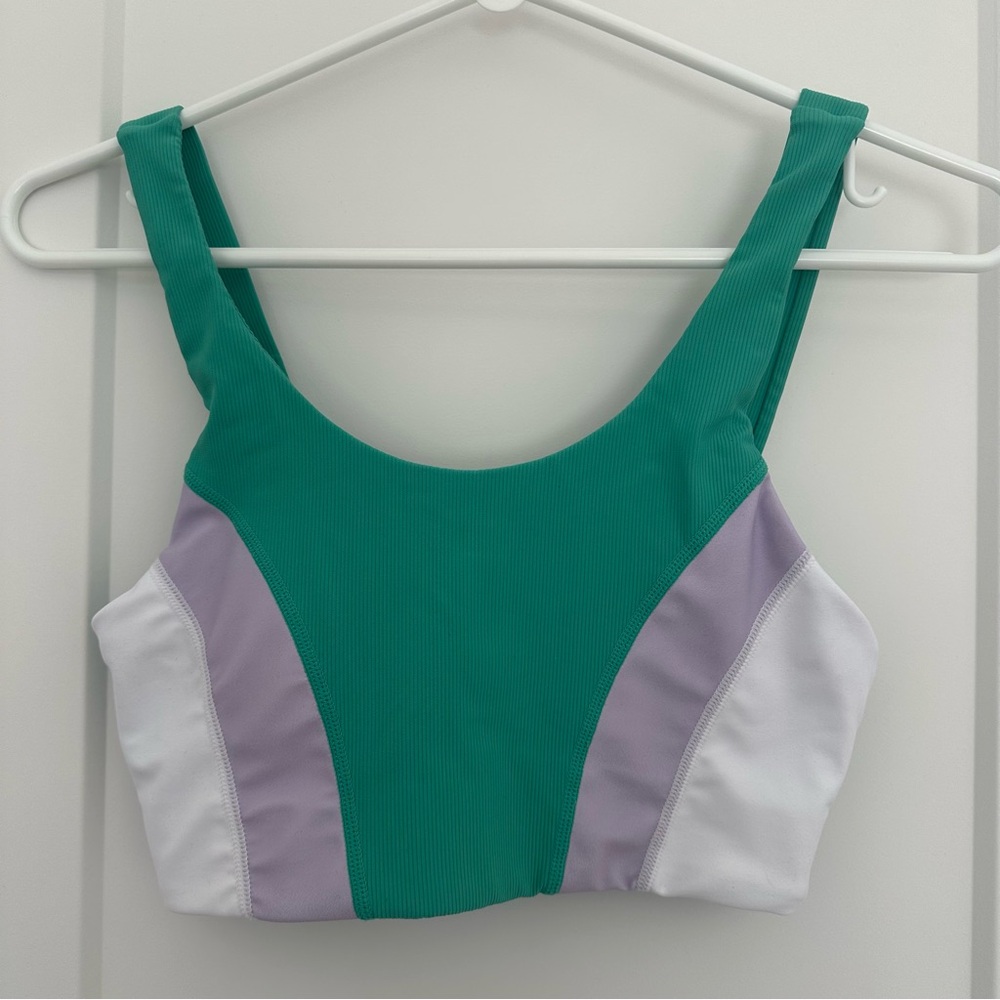 WILO Sports Bra/Sport top Work Athleisure Green/Purple/White New without tag